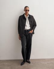 kancalı organik koton ceket antrasit 4