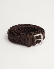 el örgüsü deri kemer acı kahve 2