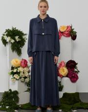 hilay costa etekli takım lacivert