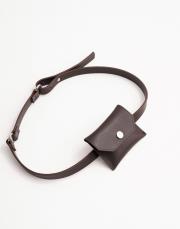 çanta detaylı deri kemer acı kahve