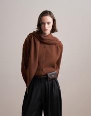 çanta detaylı deri kemer acı kahve 3