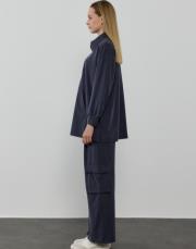 hilay nora pantolonlu takım lacivert 2
