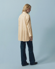 samba koton straz taşlı gömlek sarı 3