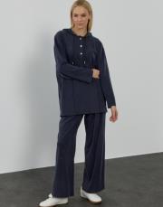 hilay new stone pantolonlu takım lacivert