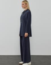 hilay new stone pantolonlu takım lacivert 2