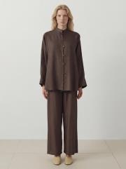 bera pantolonlu takım kahve