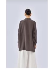 yarasa kol gömlek kahve 3