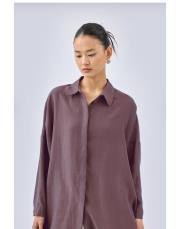 yarasa kol gömlek bordo