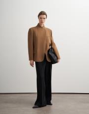 pileli dökümlü pantolon siyah 3