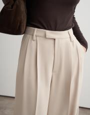 pileli dökümlü pantolon taş 4