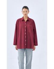 holy gömlek bordo