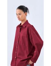 holy gömlek bordo 2