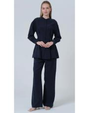 tencel takım lacivert