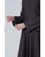 fit elbise kahve 4