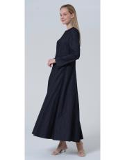 fit elbise lacivert 2