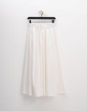 kk desıgn koton büzgülü etek ekru