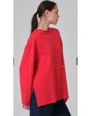 nakışlı sweat kırmızı 2