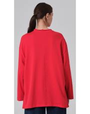 nakışlı sweat kırmızı 4