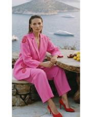 kahma pantolon pembe