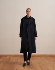 kk desıgn klasik koton trençkot lacivert 2