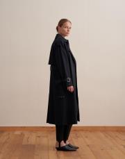 kk desıgn klasik koton trençkot lacivert 3