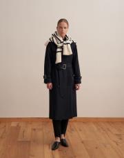 kk desıgn klasik koton trençkot lacivert 4