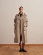 kk desıgn klasik koton trençkot bej 2