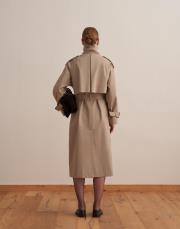 kk desıgn klasik koton trençkot bej 4