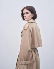 kk desıgn klasik koton trençkot camel 4