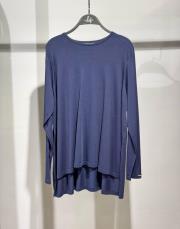 invee önü kısa arkası uzun bluz lacivert
