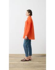 keten gömlek turuncu 3