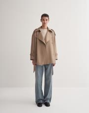 organik koton trençkot camel 5