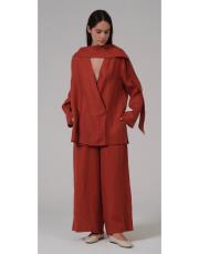 elix linen kimono kiremit