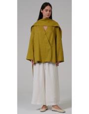 elix linen kimono hardal 2