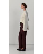 crop jean pantolon kahve 2