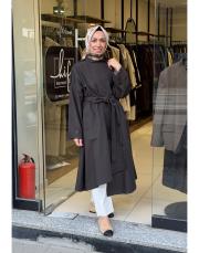 ekose detay trenchcoat kahve 2