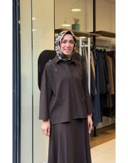 kahma ceket kahve