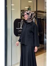 kahma ceket siyah