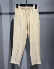 invee dikişli pantolon vanilya