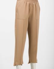 invee dikişli pantolon camel