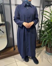 invee fermuarlı kap lacivert