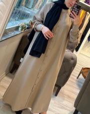 invee düğmeli kap camel 2