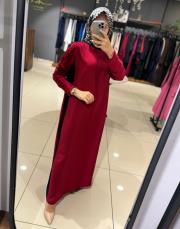 invee şifon elbise siyah