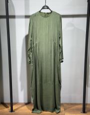 invee uzun elbise haki