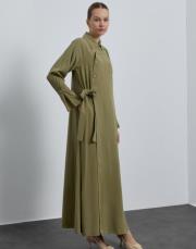 hilay vanessa elbise haki 3